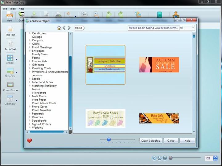 Produktbild Avanquest Print Artist Gold 25 (1 User, unbegrenzt)