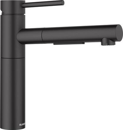 Blanco ALTA-S II | stainless steel silver granite black | high pressure | with retractable hose | backflow