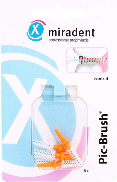 Miradent Pic-Brush Refill Ersatzbürsten (6 x)