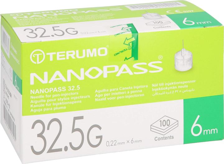 Terumo Pen Nadel NANOPASS 32.5G 0.22x6mm (100 Stk)