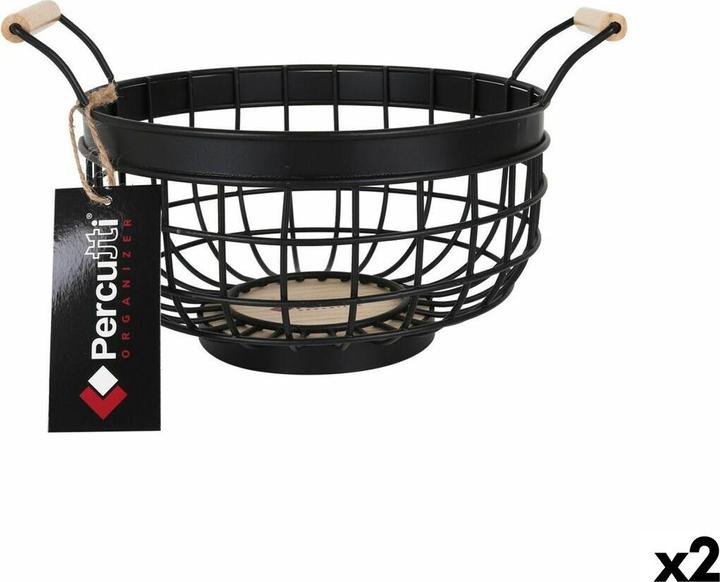 Actual product image Percutti Obstschale Schwarz (2 Stück)