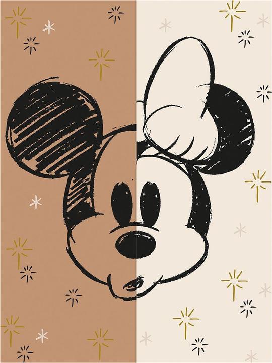 Image du produit Disney - Impression sur toile HALF/HALF (80 x 60 cm)