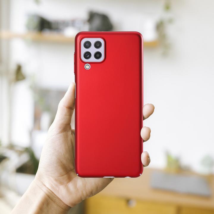 Actual product image Cadorabo HC Matte Metal Cover (Samsung Galaxy M22, Samsung Galaxy A22, Samsung Galaxy A32)