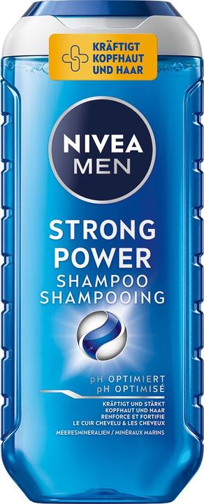 Image du produit NIVEA Men Strong Power pH-Optimal (250 ml, Shampoing liquide)