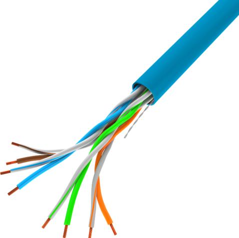 Image du produit Lanberg LCU5-10CC-0305-B Câble réseau 305 m Cat5e U/UTP (UTP) bleu (U/UTP, CAT5e, 305 m)