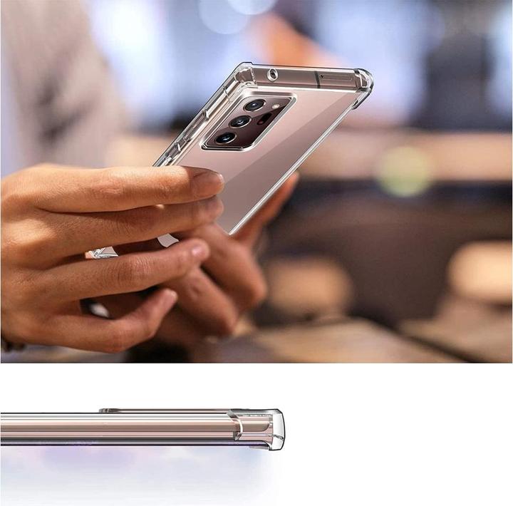 Produktbild Screenguard Samsung Galaxy Note20 Ultra Hülle Crystal Soft Airbag Bumper (Samsung Galaxy Note 20 Ultra)