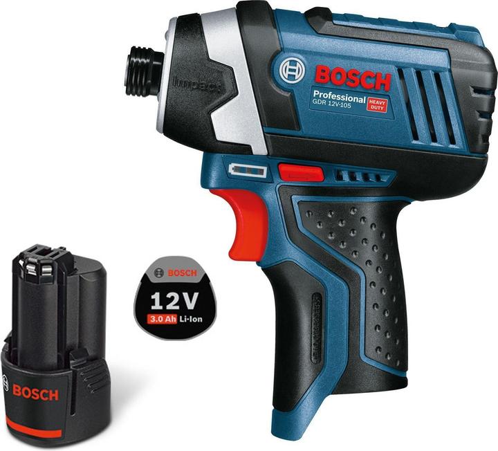 Bosch Hausgeräte Bosch Akku-Drehschlagschrauber GDR 12V (Rechargeable battery operated)