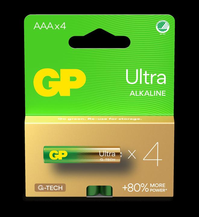 Produktbild GP Batteries GP 24AU-2U4 A21 / LR03 / AAA Ultra Battery (4 Stk., AAA)