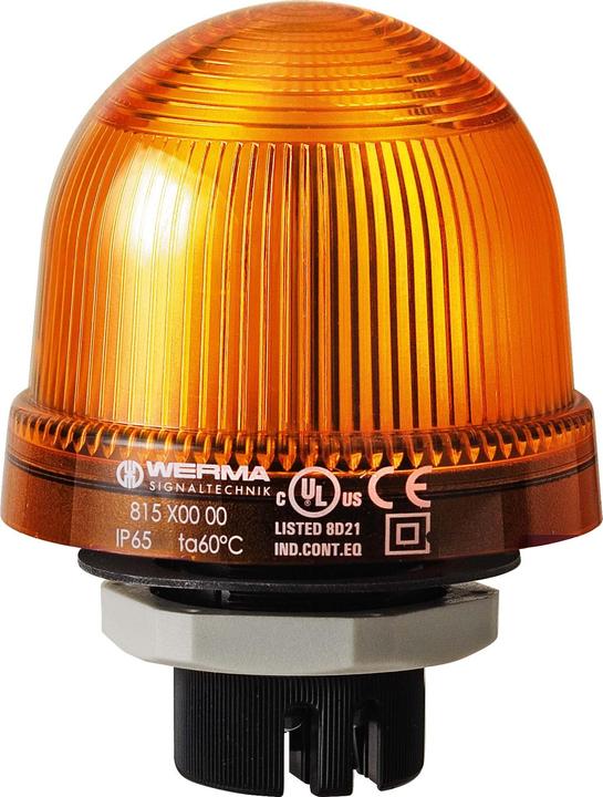 Actual product image Werma Amber permanent light high beacon12-240V