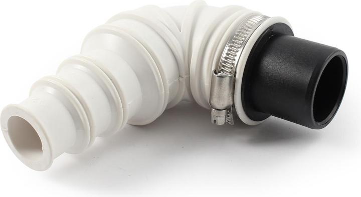 Actual product image Wiltec Check Valve DN40 (40 mm) Angle 90° Stepped Hose Piece Hose Clamp
