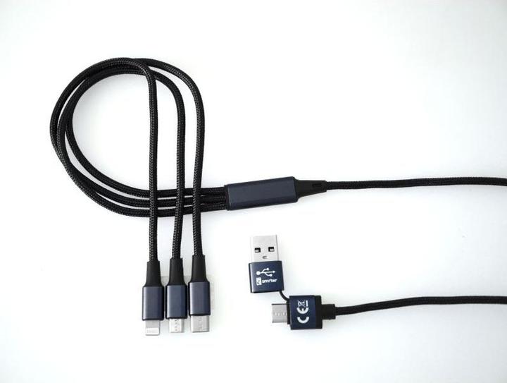 Image du produit Smrter USB C – USB C/Lightning/Micro USB (1.20 m, USB 2.0)