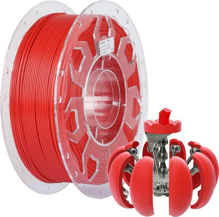 Actual product image Creality Filament CR-PLA Red, 1.75 mm, 1 kg (PLA, 1.75 mm, 1000 g, Red)