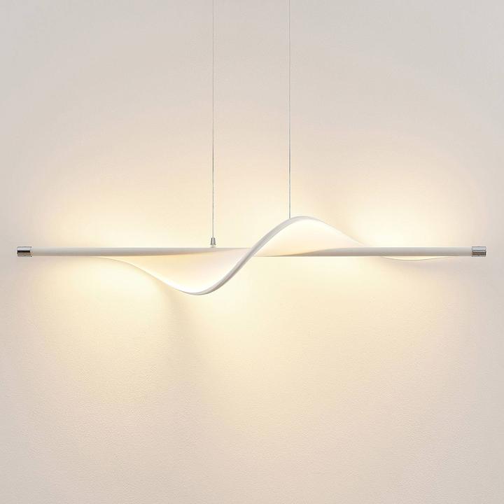 Immagine prodotto Lucande Lampada a sospensione Edano Bianco/Cromo (1360 lm)