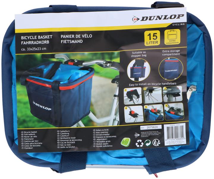 Produktbild Dunlop Bicycle bag zipper (15 l, Lenkertasche)