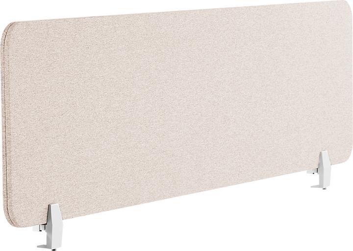 Produktbild Beliani Schreibtischtrennwand beige 160 x 40 cm WALLY