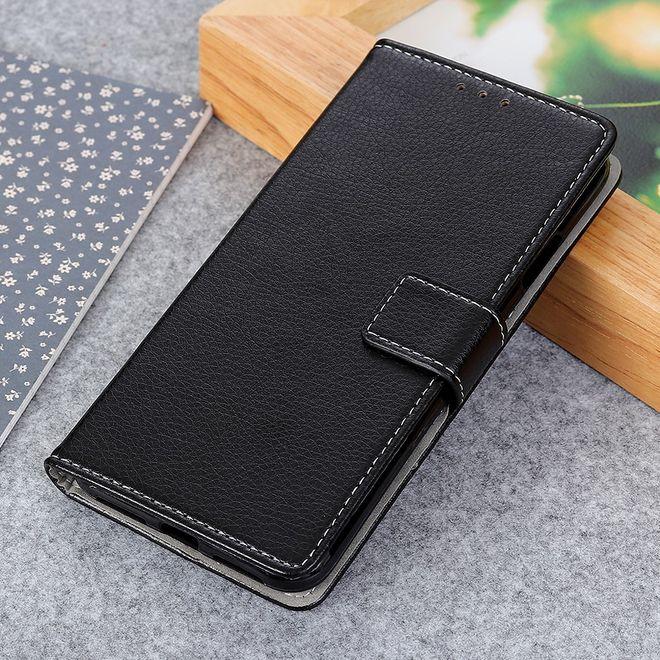 Actual product image MU Classic Litchi Leather Bookcover Series (Nokia 5.3)