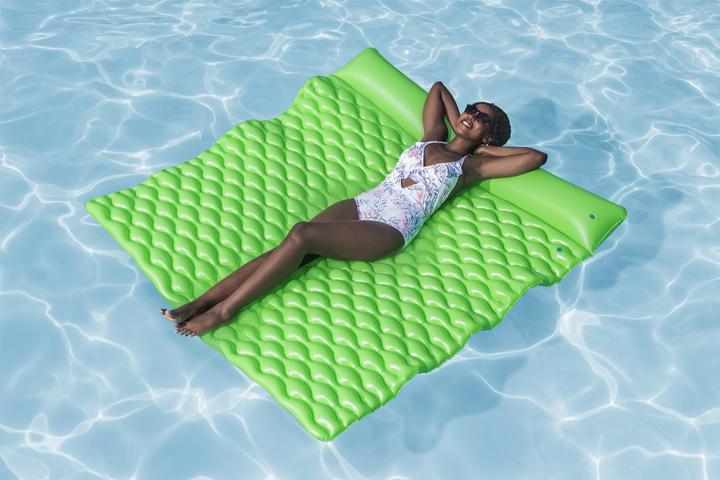Actual product image Bestway XL air mattress Float n' Roll™ 213 x 170 cm