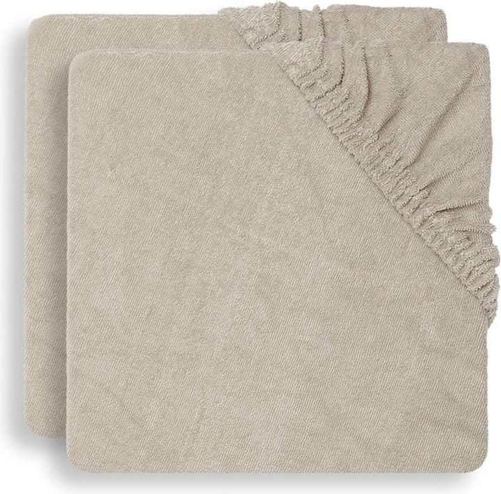 Jollein Wickelkissenbezug Frottee Nougat 2er Pack (50 x 70 cm)