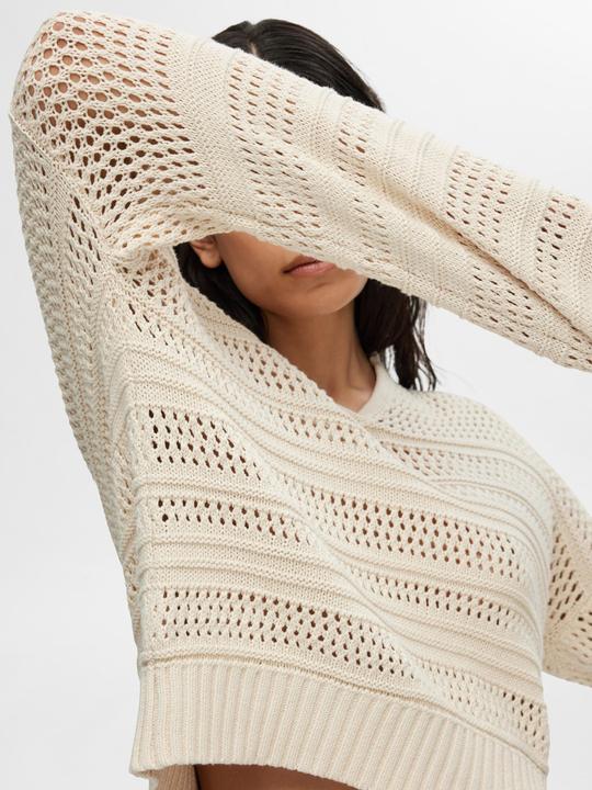 Produktbild Selected Femme Häkel-Look Pullover (3XL)