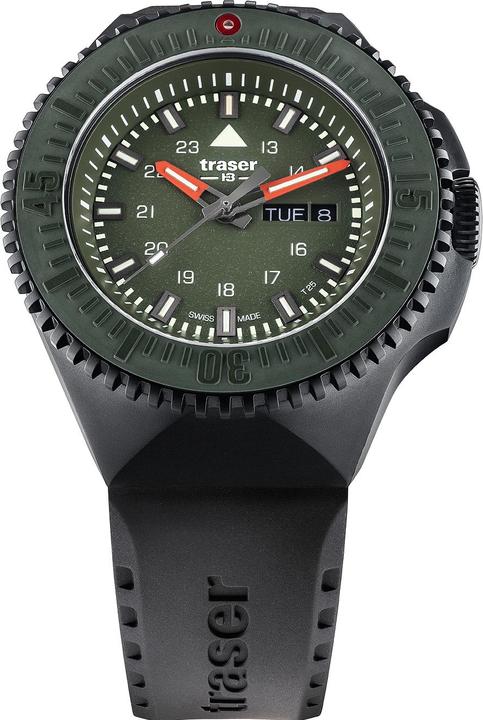 Actual product image Traser P69 Black Stealth (Diving watch, 46 mm)