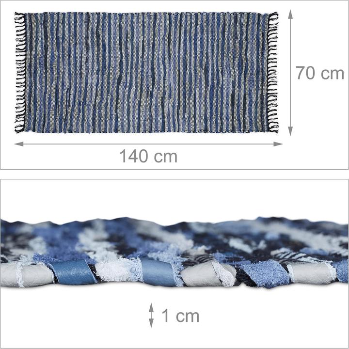 Actual product image Relaxdays Patchwork (140 x 70 x 1 cm)