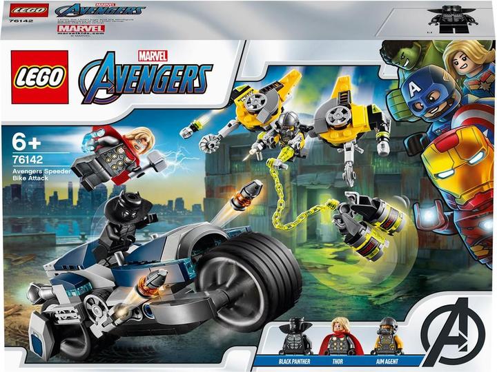 Produktbild LEGO Avengers Speeder-Bike Attacke (76142, LEGO Marvel)