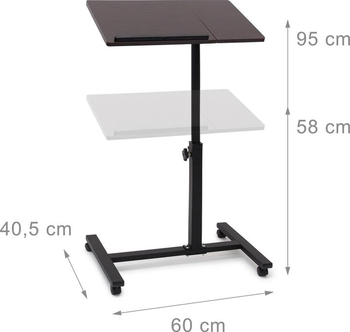 Actual product image Relaxdays Laptop table