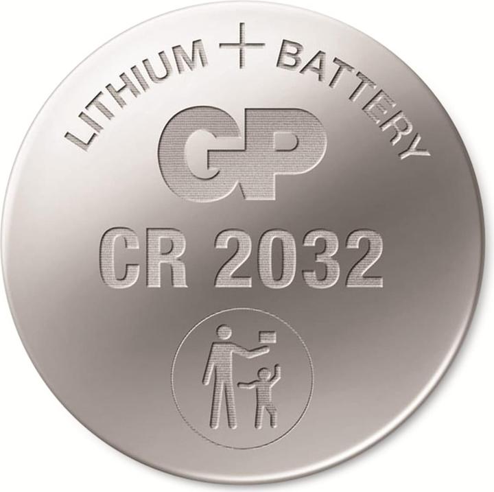 Actual product image GP Batteries Button cell Lithium CR2032, 10pcs. (10 pcs., CR2032, 220 mAh)