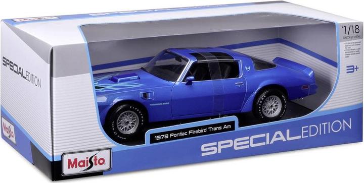 Image du produit Maisto Pontiac Firebird Trans Am 1978 1/18 bleu