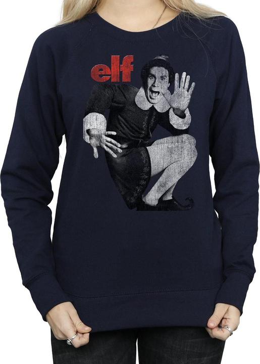Produktbild Elf Mono Distressed Poster Sweatshirt (M)