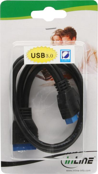 Produktbild InLine USB 3.0 Verlängerung (0.35 m, USB 3.0)