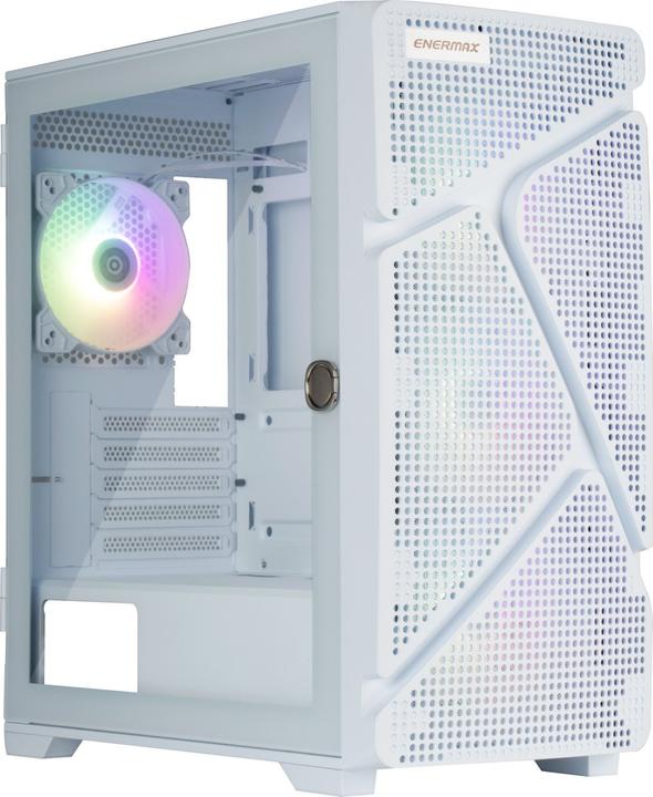Enermax MarbleShell MS21 ARGB (white, tempered glass) (Mini-ITX, mATX)