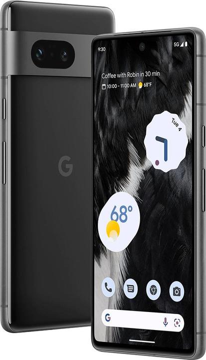 Produktbild Google Pixel 7 (256 GB, Obsidian, 6.30", SIM + eSIM, 50 Mpx, 5G)