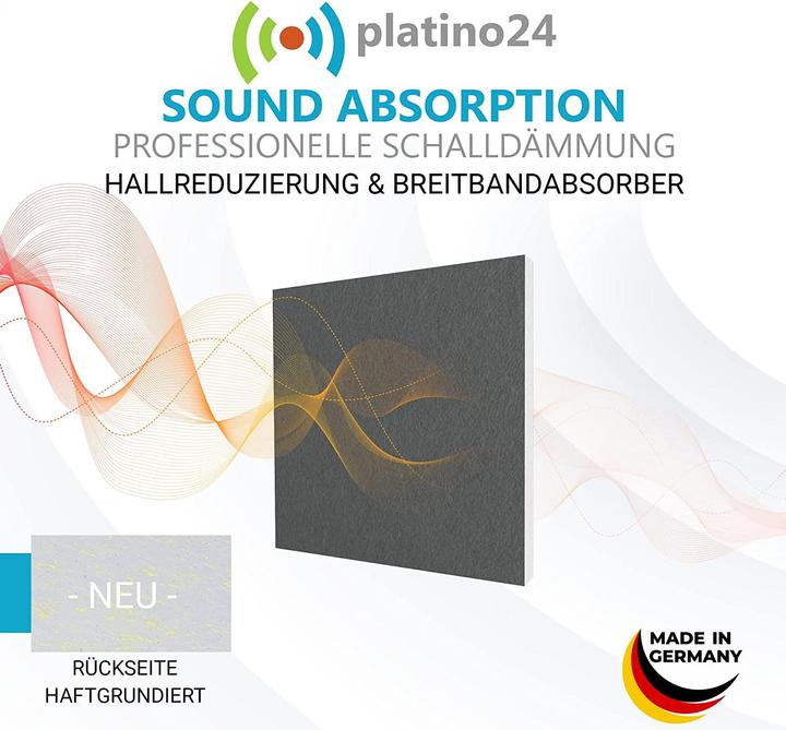 Immagine prodotto Platino24 Assorbitore di suono con feltro acustico (1 pz.)