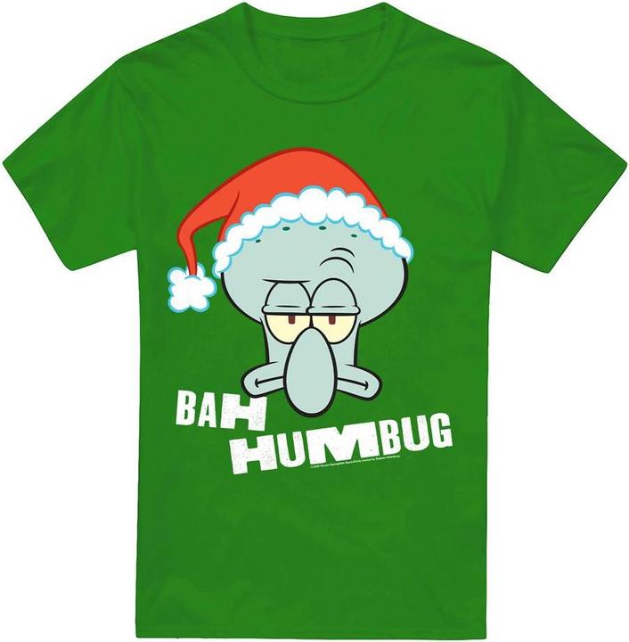 Produktbild Spongebob Squarepants Bah Humbug TShirt weihnachtliches Design (4XL)
