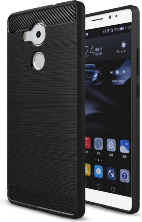 Actual product image Screenguard Huawei Mate 8 Cover Carbon Brushed Soft TPU (Mate 8)