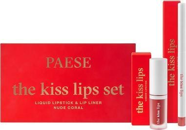 Paese Paeseset The Kiss Lips Lippenstift 02 Nude Coral - 34ml (Nude Coral)