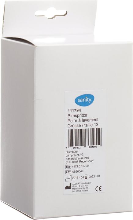 Sanity Birnspritze (483 ml, Intimdusche)