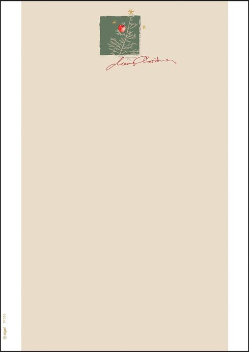 Actual product image Sigel DP256 Christmas stationery, 90 g/m², A4, 100 sheets, FSC-certified (100 pcs.)
