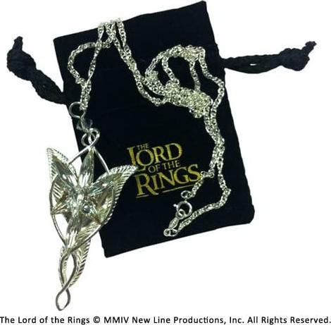 Produktbild Noble Collection Herr der Ringe Anhaenger Arwens Abendstern (versilbert)