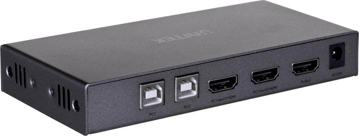 Immagine prodotto Unitek KVM 4K HDMI 2.0, 2 ingressi, 1 uscita + USB
