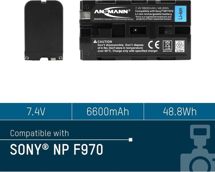 Image du produit Ansmann A-Son NP-F970 (Batterie)