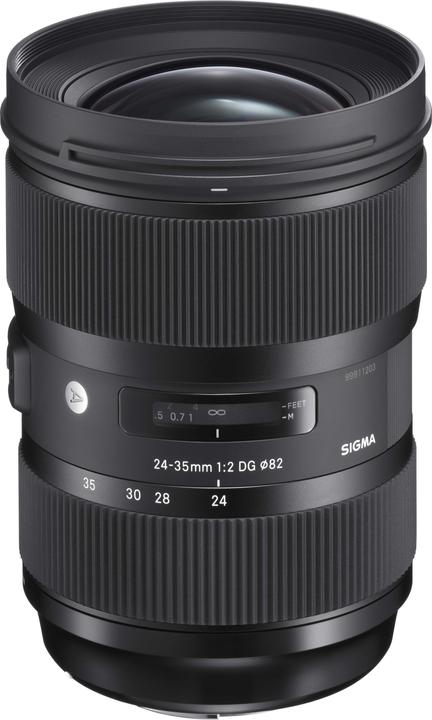 Sigma 24-35mm f/2.0 DG HSM ART, Canon EF (Canon EF, Canon EF-S, Plein format)