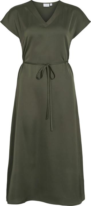 Vila VIELLETTE Kurzärmeliges Midikleid