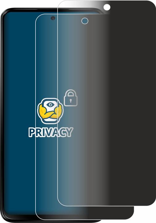 Productafbeelding BROTECT Anti-spionnetje privacyfolie Beschermfolie tegen blauw licht (2 Stuk, Motorola Moto G23)