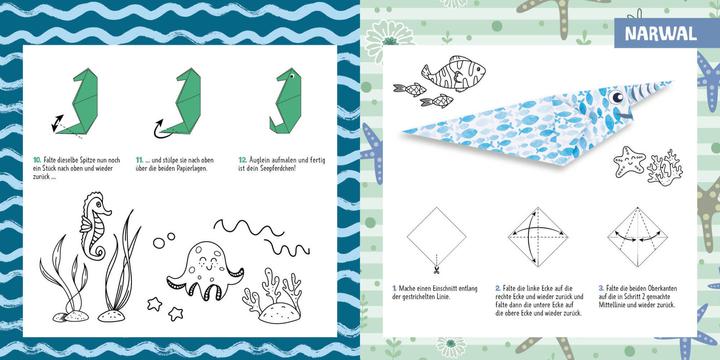 Immagine prodotto 88 x Origami Kids - Unter Wasser (Tedesco, Scongelare Precht, 2023)