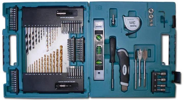 Produktbild Makita Zubehörsortiment D-31778 104-teilig (190, 1/4", 14 mm, 80 mm, 10mm, 40 mm, 120mm, 50 mm, 60mm, 100 mm., 30 mm, 300 mm, 150 mm, 140mm, 110 mm, Flex Verlängerung (130mm), 250mm, 160 mm, 200mm, 25mm, 20 mm)