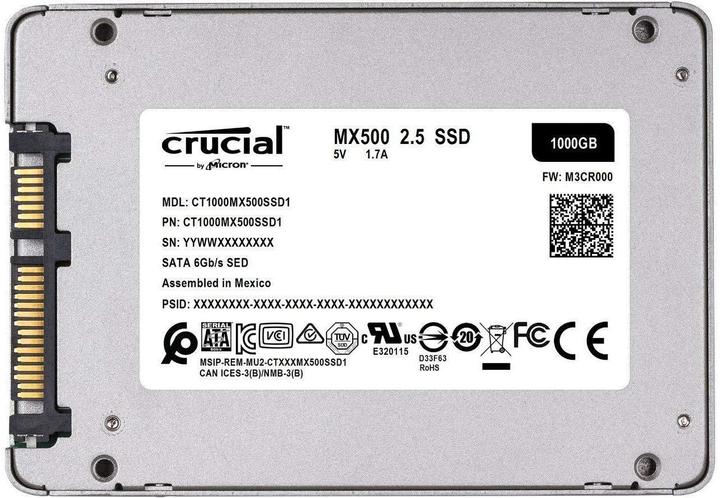 Immagine prodotto Crucial Mx500 (1000 GB, 2.5")