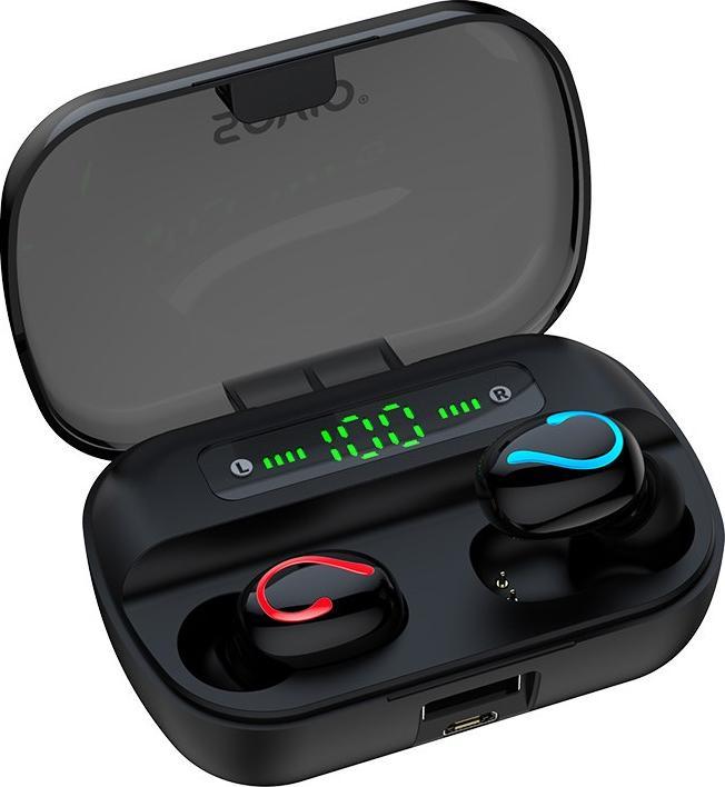 Produktbild Savio TWS-06 Bluetooth 5.0 + EDR Kopfhörer & Headset im Ohr Schwarz (120 h, Kabellos)