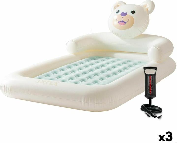 Actual product image Intex Inflatable bed Junior Bear 114 x 10 x 178 cm 3 pieces